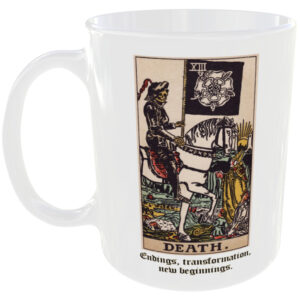 Death Major Acana Tarot Card Mug