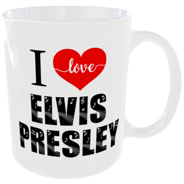 I Love Elvis Presley - Music Mug - Image 3
