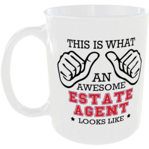 This is what an awesome Estate Agent looks like - gift mug
