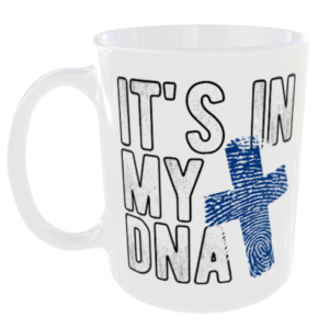Finland - It's in my DNA Flag - Finger Print Mug