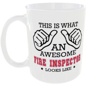 This is what an awesome Fire Inspector looks like - gift mug