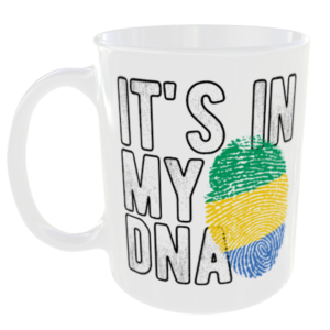 Gabon - It's in my DNA Flag - Finger Print Mug
