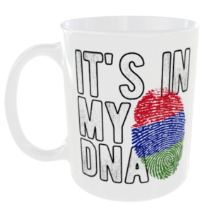 Gambia - It's in my DNA Flag - Finger Print Mug