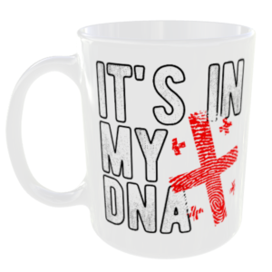 Georgia - It's in my DNA Flag - Finger Print Mug