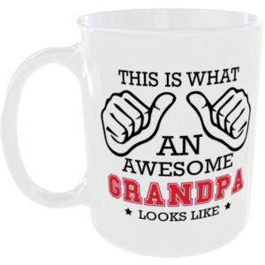 This is what an awesome Grandpa looks like - gift mug