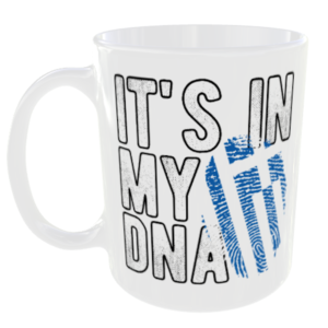 Greece - It's in my DNA Flag - Finger Print Mug