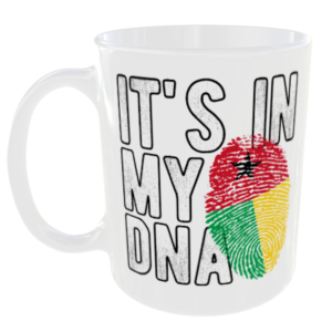 Guinea-Bissau - It's in my DNA Flag - Finger Print Mug