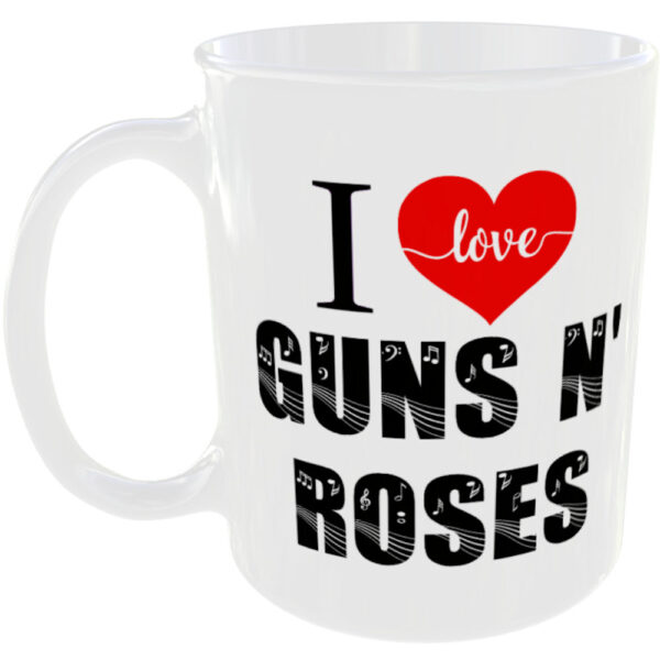 I Love Guns N' Roses - Music Mug