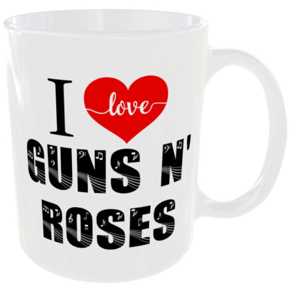 I Love Guns N' Roses - Music Mug - Image 3