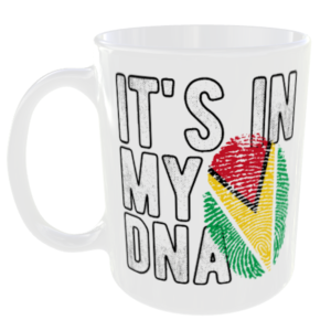 Guyana - It's in my DNA Flag - Finger Print Mug