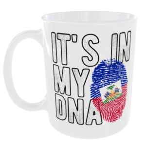 Haiti - It's in my DNA Flag - Finger Print Mug