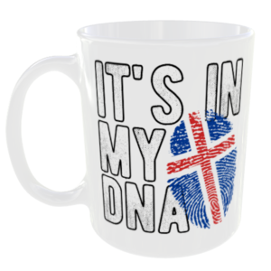 Iceland - It's in my DNA Flag - Finger Print Mug