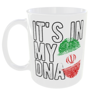 Iran - It's in my DNA Flag - Finger Print Mug