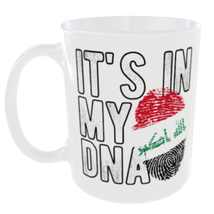 Iraq - It's in my DNA Flag - Finger Print Mug