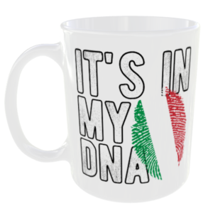 Italy - It's in my DNA Flag - Finger Print Mug