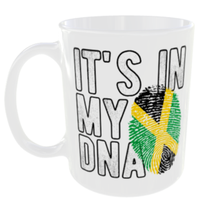 Jamaica - It's in my DNA Flag - Finger Print Mug