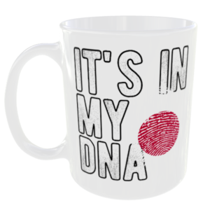 Japan - It's in my DNA Flag - Finger Print Mug