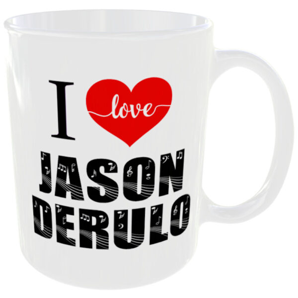I Love Jason Derulo - Music Mug - Image 3