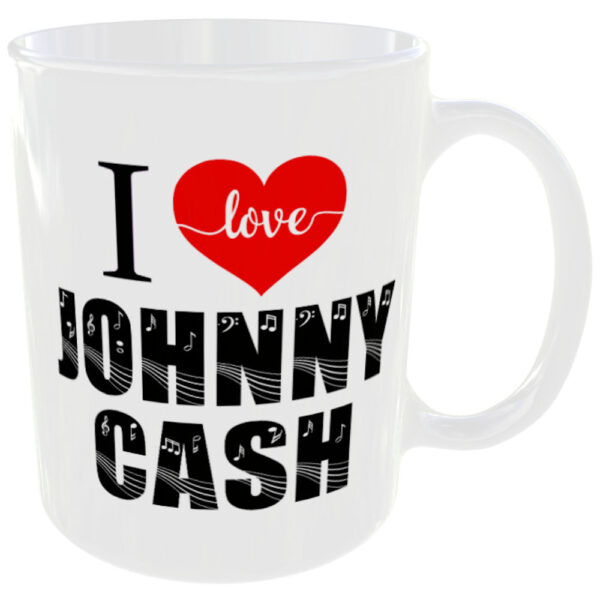 I Love Johnny Cash - Music Mug - Image 3