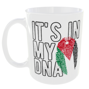 Jordan - It's in my DNA Flag - Finger Print Mug