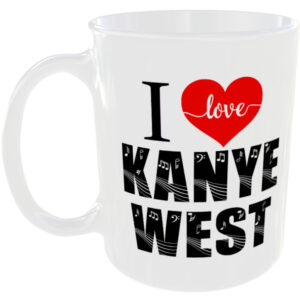 I Love Kanye West - Music Mug