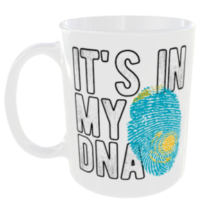 Kazakhstan - It's in my DNA Flag - Finger Print Mug