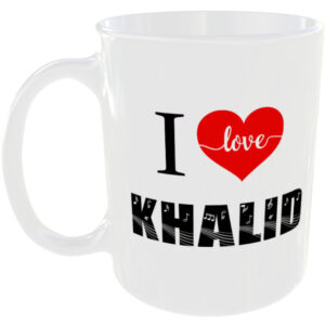 I Love Khalid - Music Mug