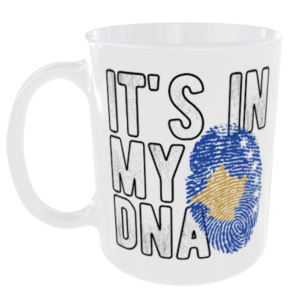 Kosovo - It's in my DNA Flag - Finger Print Mug