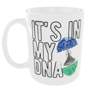Lesotho - It's in my DNA Flag - Finger Print Mug