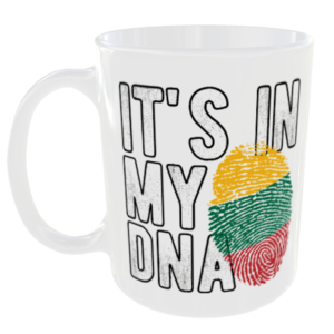 Lithuania - It's in my DNA Flag - Finger Print Mug