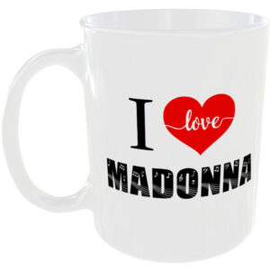I Love Madonna - Music Mug
