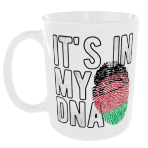 Malawi - It's in my DNA Flag - Finger Print Mug