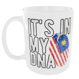 Malaysia - It's in my DNA Flag - Finger Print Mug