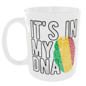 Mali - It's in my DNA Flag - Finger Print Mug