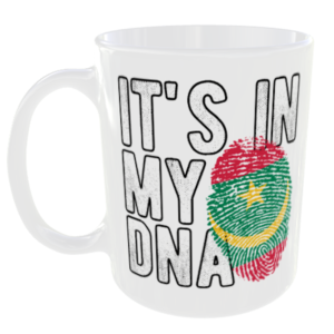 Mauritania - It's in my DNA Flag - Finger Print Mug
