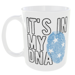 Micronesia - It's in my DNA Flag - Finger Print Mug