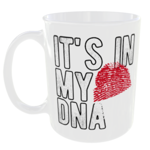 Monaco - It's in my DNA Flag - Finger Print Mug