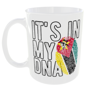 Mozambique - It's in my DNA Flag - Finger Print Mug