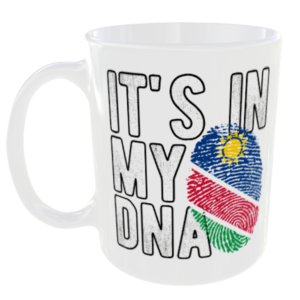Namibia - It's in my DNA Flag - Finger Print Mug