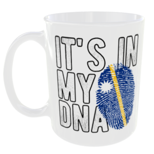 Nauru - It's in my DNA Flag - Finger Print Mug