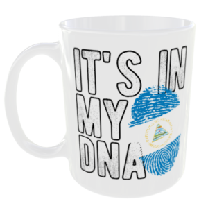 Nicaragua - It's in my DNA Flag - Finger Print Mug