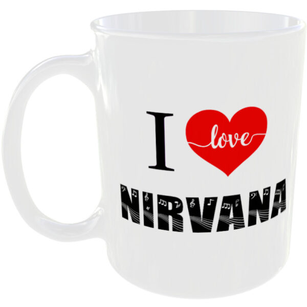 I Love Nirvana - Music Mug