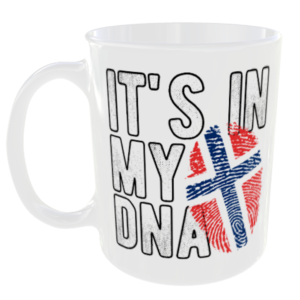 Norway - It's in my DNA Flag - Finger Print Mug