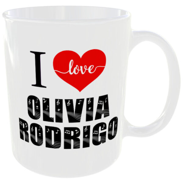 I Love Olivia Rodrigo - Music Mug - Image 3