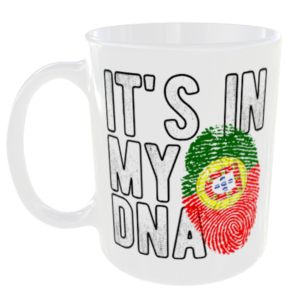 Portugal - It's in my DNA Flag - Finger Print Mug