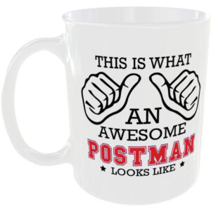 This is what an awesome Postman looks like - gift mug