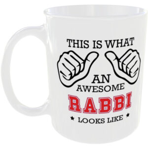 This is what an awesome Rabbi looks like - gift mug
