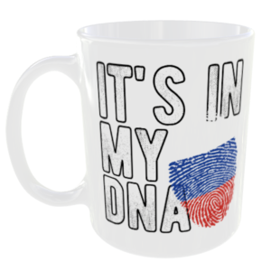Russia - It's in my DNA Flag - Finger Print Mug