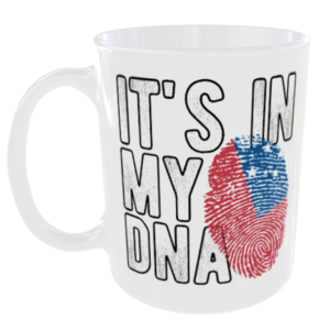 Samoa - It's in my DNA Flag - Finger Print Mug