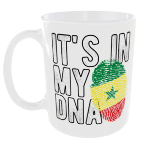 Senegal - It's in my DNA Flag - Finger Print Mug